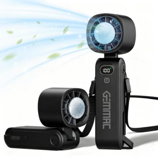 Laetav 5-in-1 ventilaator, USB (5000mAh)
